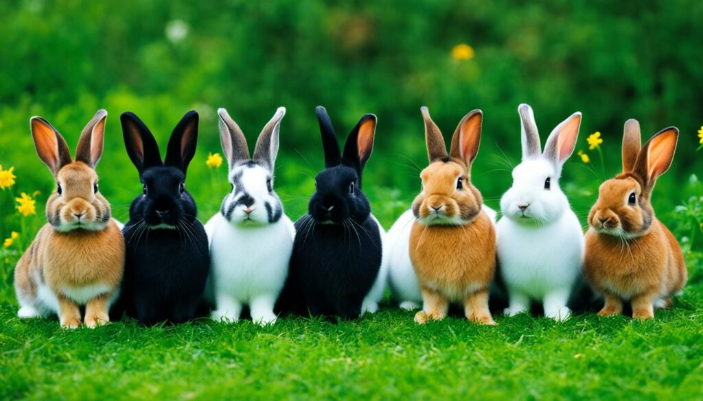 diverse konijnenrassen