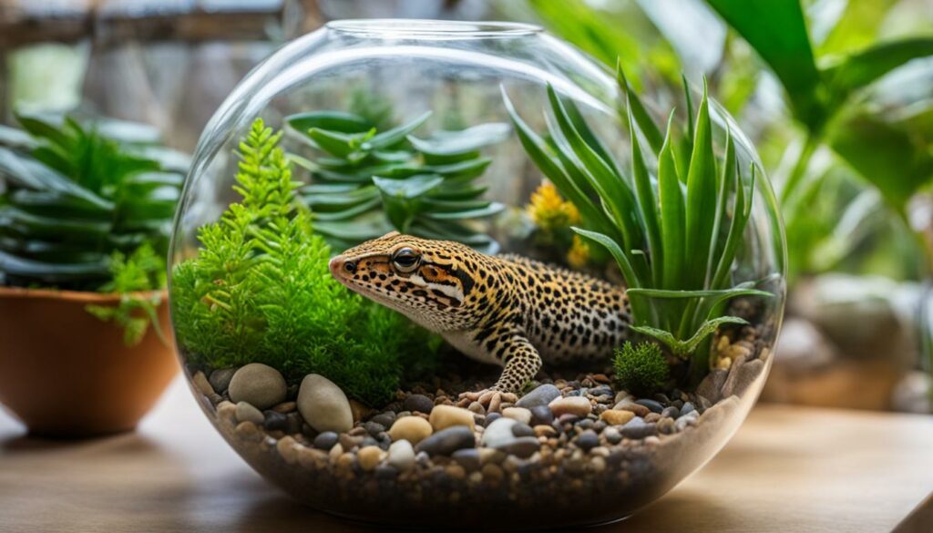 Geschikte plaatsing voor een terrarium