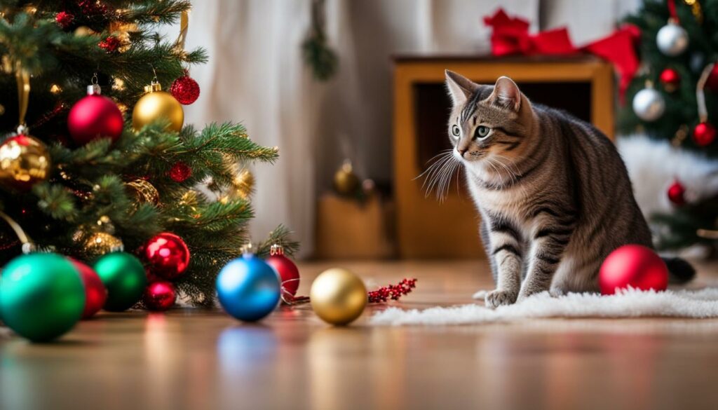 Interactief kattenspeelgoed kerst