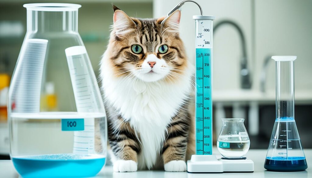 Methoden om waterinname bij katten te meten