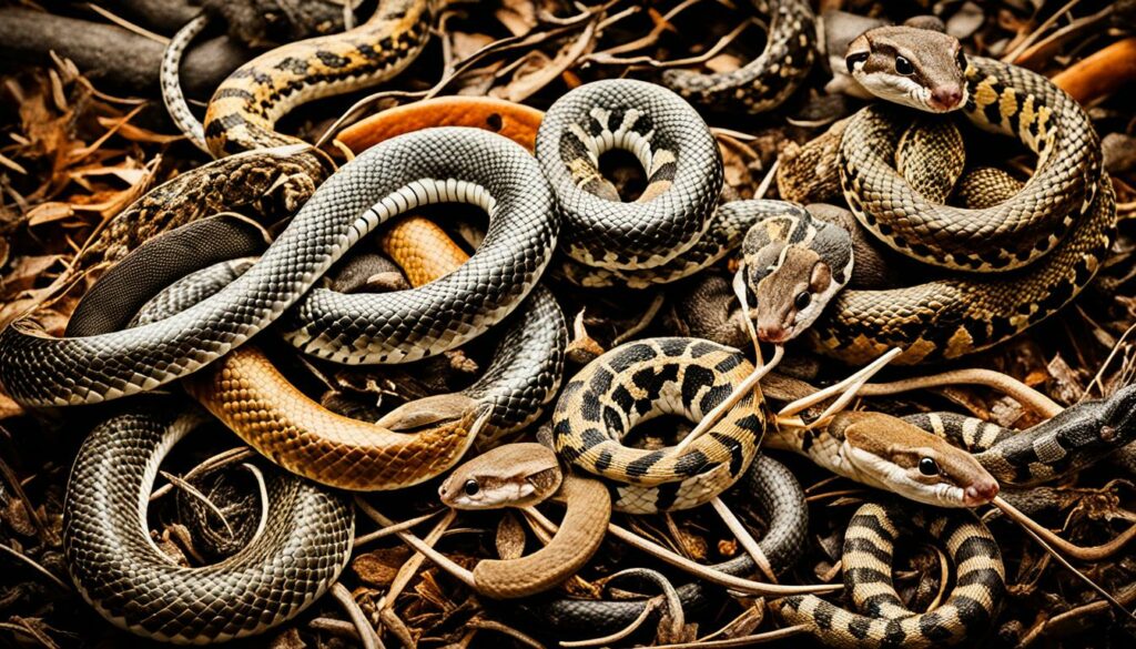 Prooikeuze voor slangenvoeding
